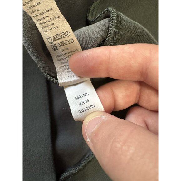 Spanx AirEssential Pullover Women Size XS Green Half Zip Sweatshirt Comfy Preppy - Picture 11 of 12